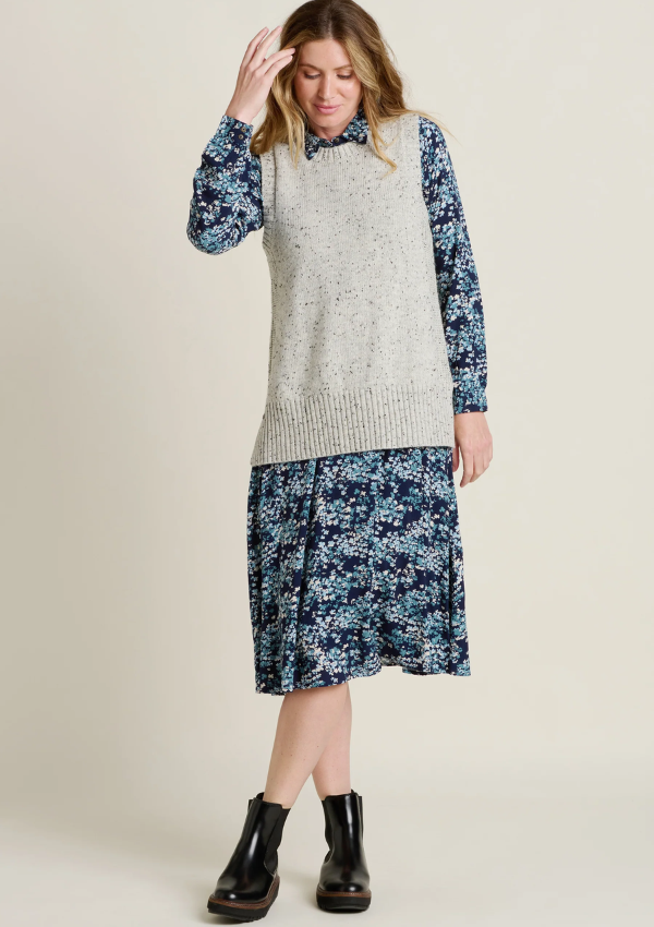 Longline knit vest - Brakeburn 