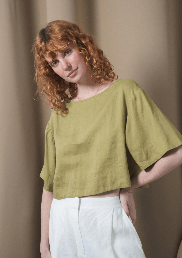 Boxy fit linen top - Lilly Pilly Collection