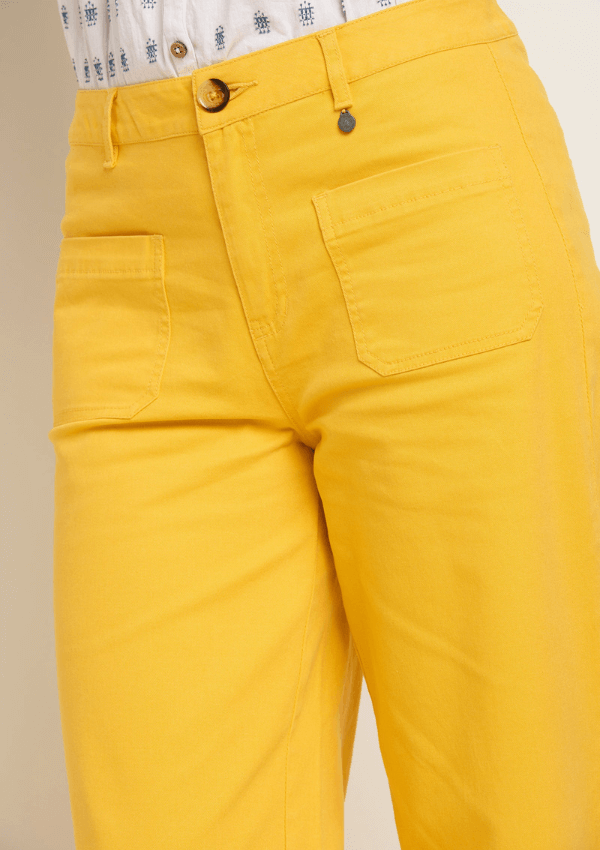 Yellow pants - Patch Front Pocket Pants - Brakeburn 