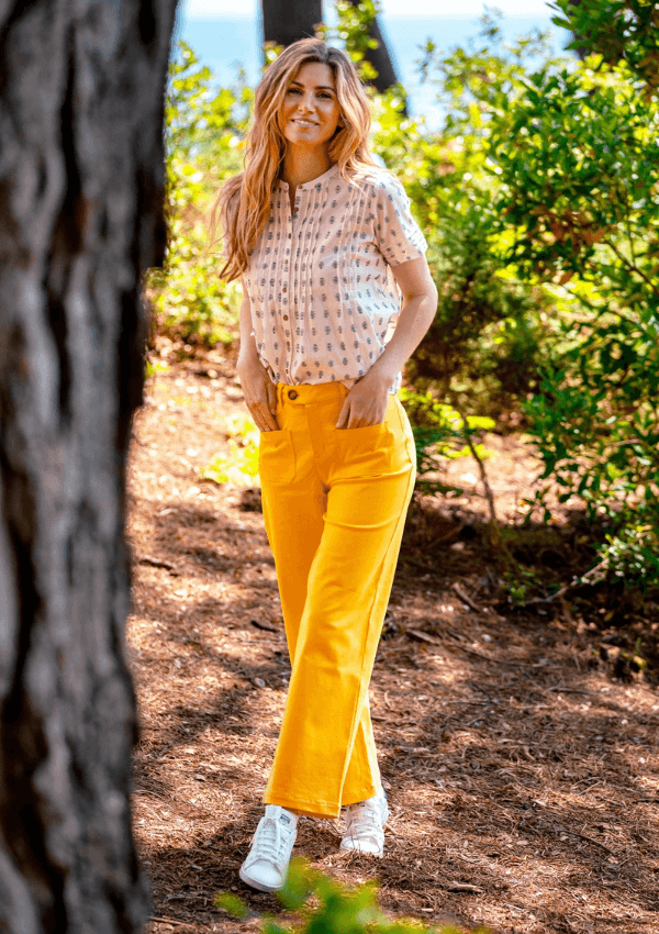 Yellow pants - Patch Front Pocket Pants - Brakeburn 