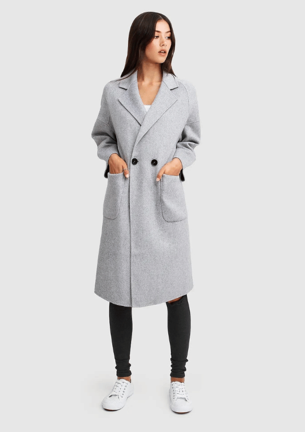 Publisher Wool Blend Coat