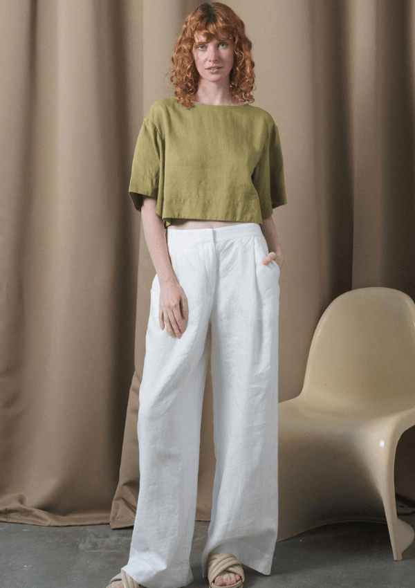 Boxy fit linen top - Lilly Pilly Collection