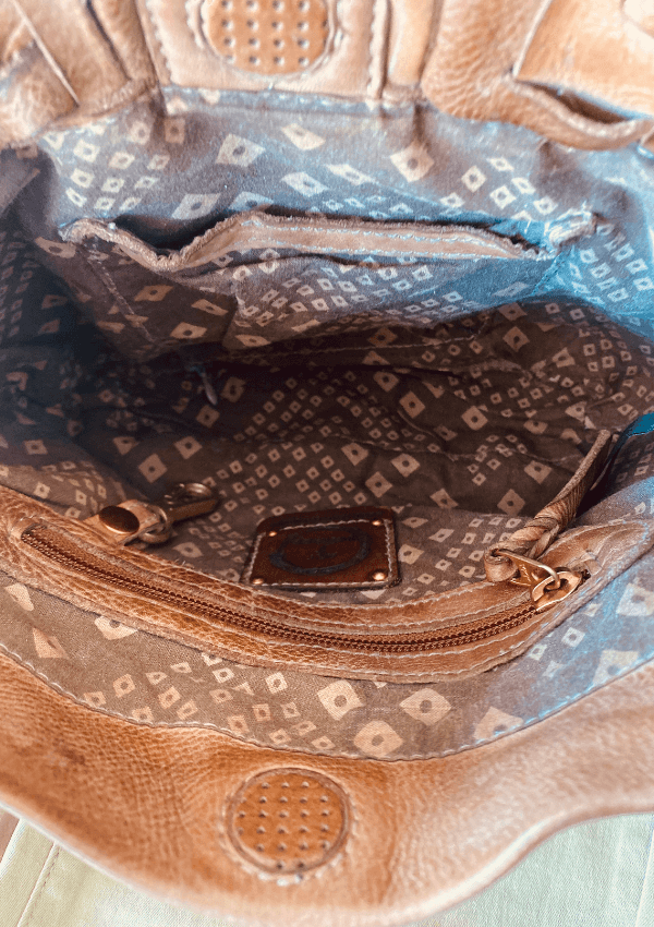 Tote bag with inside pockets - Art N' Vintage