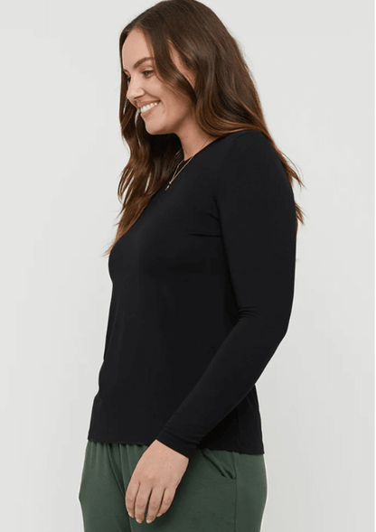 Long sleeve tee in Bamboo - Bamboo Body