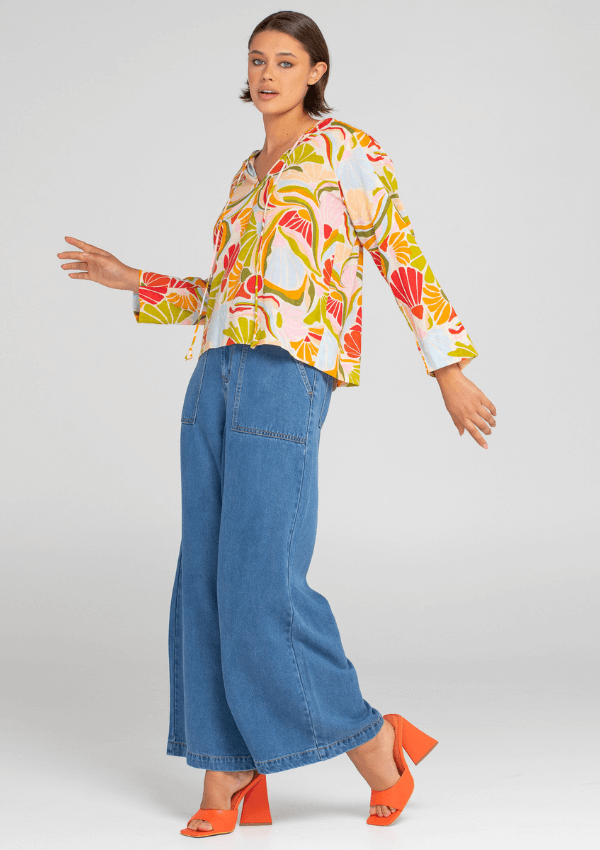 Summer print blouse - Colada Print - Boom Shankar