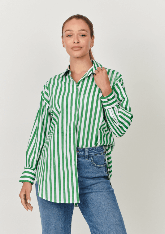 Striped cotton Shirt - Namastai 