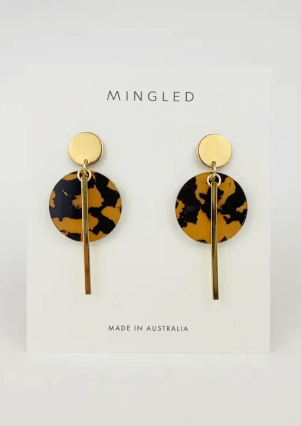 Kyra Gold Dangle Earrings