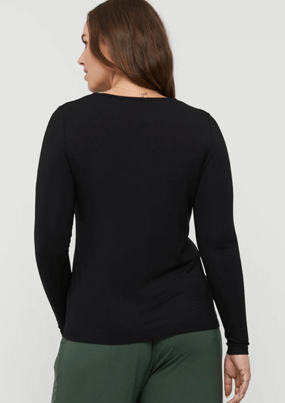 Long sleeve tee in Bamboo - Bamboo Body