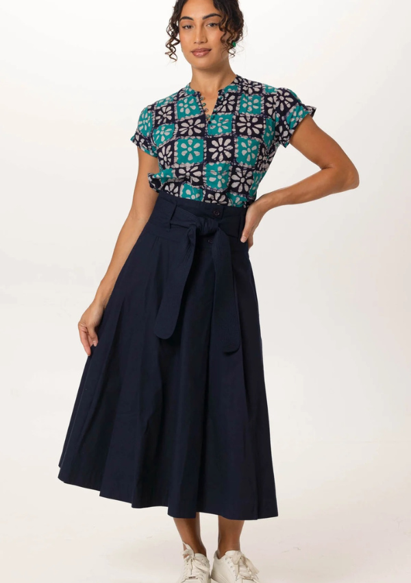 Rhodes Skirt in Midnight