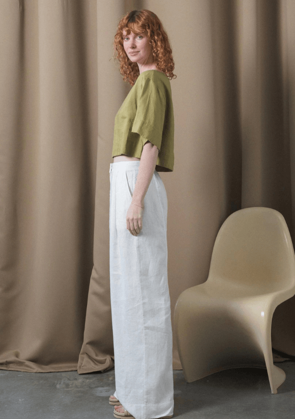 Boxy fit linen top - Lilly Pilly Collection