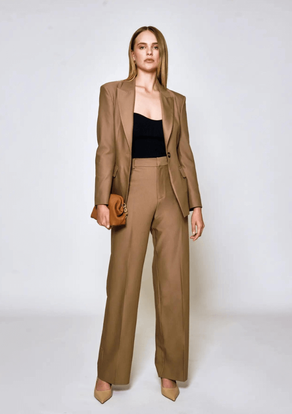 Caramel suit pants - Lakeyo