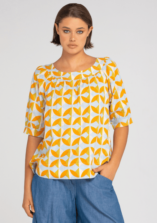 Bliss Top - Hana Print