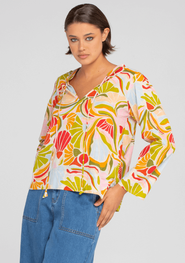 Summer print blouse - Colada Print - Boom Shankar