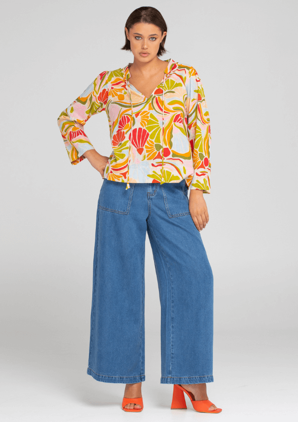 Summer print blouse - Colada Print - Boom Shankar