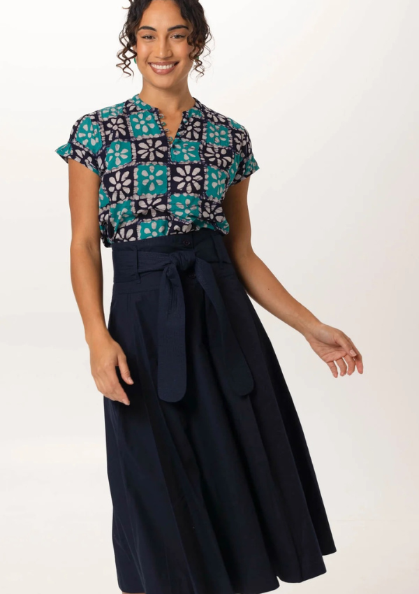 Rhodes Skirt in Midnight