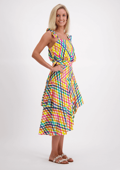 Francesca Skirt in Multi Check