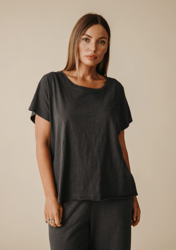 Shoreline Slub Organic Cotton T-Shirt - Talamaya 