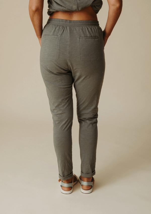 Organic Cotton Slub Pant - Shoreline - Talamaya 