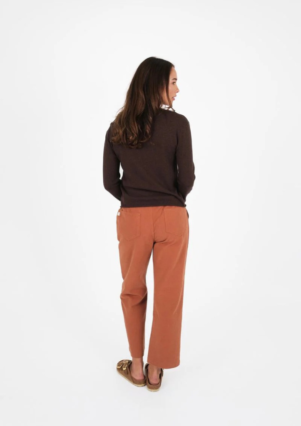 Cotton and cashmere tie cardigan - Titchie the Label 