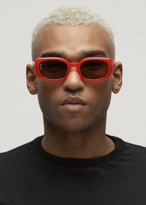 Bright Melon coloured unisex sunglasses - Otra Eyewear