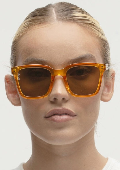 Transparent orange sunglasses - Otra Eyewear