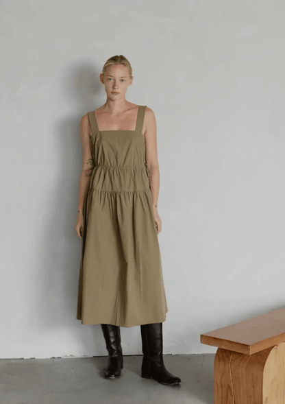 Midi Dress with tie - Mod Ref