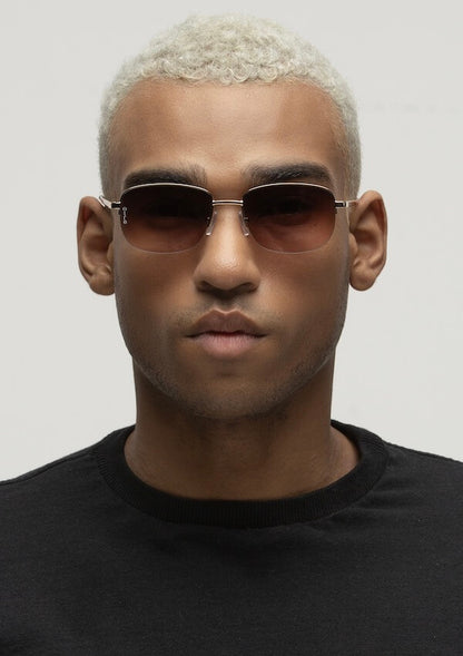 Small gold sunglasses for men - Otra Eyewear