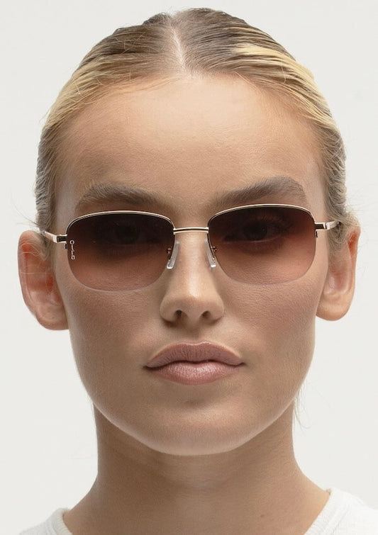 Gold framed sunglasses - Otra Eyewear