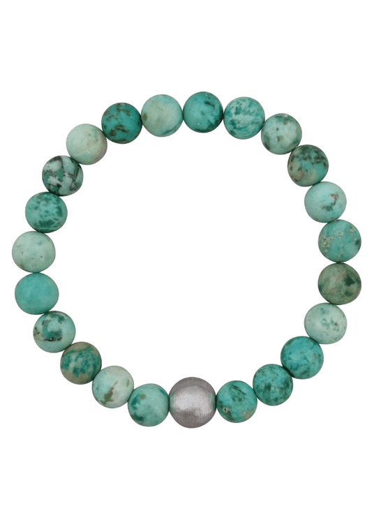 Bracelet with Peruvian turquoise - LOVEbomb - Sacred by Design 