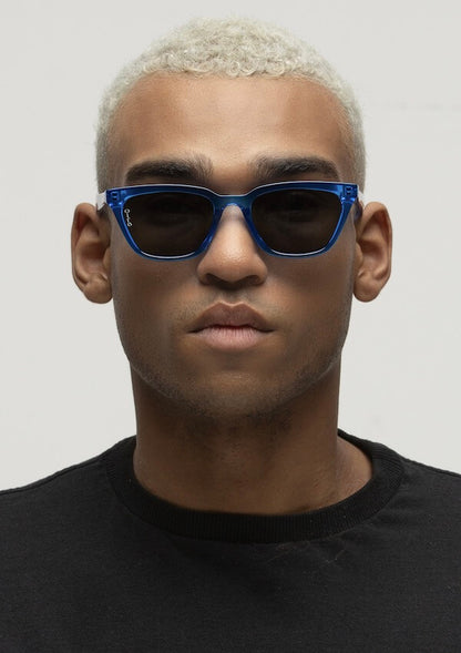 Blue Sunglasses with dark lens - Otra Eyewear